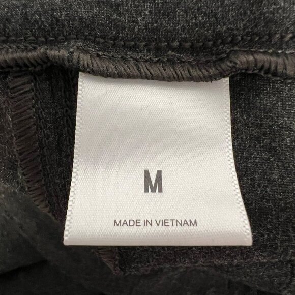 Express Womens Pull On Straight Leg Pants Slitted Cuff Charcoal Size Medium - Picture 8 of 9